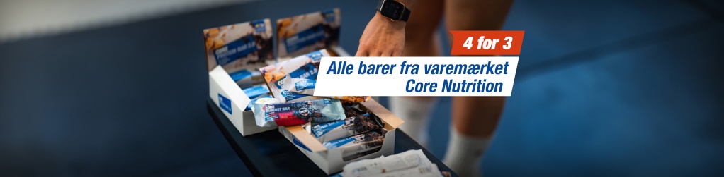 Alle barer fra varemrket Core Nutrition, 4 for 3